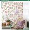 2016 new foaming non woven wallpaper, oriental flower wall decor for apartment , home accent wallcovering pattern