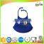 Low MOQ FDA Waterproof Infant Feeding Soft Silicone Baby Bibs
