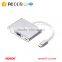 2015 Wholesale new design reversible usb type c 2.0HDMI/VGA/DVI cable for macbook