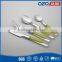 Low cost eco-friendly transparent texture stainless steel rustic cutlery set