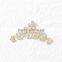 factory price hot sell iron on Dokoh/glitter patch geometric figure pattern