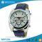 Alloy Leather Band Watch for Men