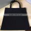Black Canvas Tote Bag with heat-transfer printing