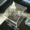 Hot selling Custom Transparent Acrylic Candy cake Box With Hinged Lid