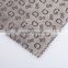 100% polyester knitting velvet decoration home textile fabric brush caulking letter pattern cushion fabric velvet toy fabric