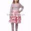 hot sale summer fashion ruffle 2pcs beautiful baby clothes for wholesale
