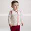 DB2969 dave bella 2015 autumn infant clothes toddlers waistcoats plaid baby vest