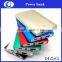 aluminum casing mobile power bank with led torch