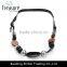 Fashion jewelry Wholesale hot selling elegant cheap rivet necklace leather necklace