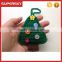 V-509 customize handmade knitted christmas tree ornaments with buttons christmas decoration hanging toy ornament gift
