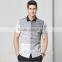 Men's Vogue Casual Plaids cotton short sleeve T Shirt