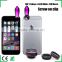 For iPhone 6s 5s samsung galaxy s6 s5 s4 huawei p8 zoom camera lens smartphone accessories fisheye lens 0.63x wide lens