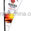 Stable aluminum 2.8m 3.5m 4.5m Outdoor Advertising Zoom Feather Beach Flying Flag Banner