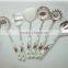 Hot selling with ceramic handle kitchenware set