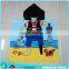 Vivid printing Popular pirate Design Hooded Beach Towel for kids beach play