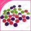 Die cut 13mm 1/2'' hook and loop self adhesive dots tape