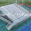 12 rows raised deluxe used aluminum bleachers for sale with wheelchair ramp