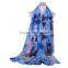 Hot Sale High Quality Floral Printed Warm Women's Pashmina Scarves For Dyeing