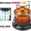 Forklift LED Warning Light,Warning Beacon,LED Beacon Light,LED Strobe Flash Beacon(SR-BL-603CP-80 LED)12-24V,W Cage Protector