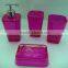 high quality PLASTIC PS bath set for bathroom, new design luxury home use
