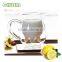 250ml double wall glass beer mug with handle