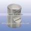 Cylindrical stainless steel cabinet knob