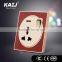2016 new design wall mounted luxury Light 13a single one gang 3 pin universal switch socket for home hotel