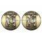 Custom 3D vintage brass coin