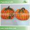 Hand paint ceramic pumpkin dinner plate for harvest