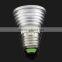 LED Bulb light 3W E27 RGB Color with remote for house garden