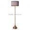 2017 hotel decorative unique polyresin floor lamps with linen shade good for inn decor high end