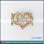 metal shoe accessories decorative rhinestone shoe buckle (HB041)