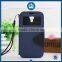 LZB Fashion color contrast series view windows PU leather case flip cover for iphone 4