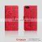 Flower Embossed Leather Pattern Case for Iphone5 5S