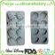 2015 Novel Design 8 Mummy Shaped Silicone Ice Cube Tray