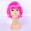 Colored Synthetic Hair Singer Stage Apple Bobo Cosplay Wig Short Hair Women's Color 60 Hair