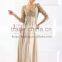 Luxurious V Neck Design Long Sleeve Party Dress 2015 Elegant Prom Dresses From Guangzhou