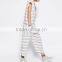 Trade Assurance Onling Shopping Plunge Neck Sexy 2016 New Striped Jumpsuit for Ladies