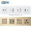 Touch screen smart wall switch and socket CE ROHS REMOTE WIFI