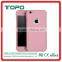 Manufacturer 2 in 1 Glass protect screen Detachable pc combination phone case shockproof combo phone case for iphone 6