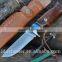 Fixed Blade Outdoor Hunting Knife With Bone Handle, Military Pocket Knife