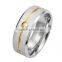 Impressive 316L Stainless Steel Mens Ring Band Silver Gold Fashion Brand Rings Jewelry