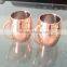 new products 2015 innovative product plated or 100% Pure copper 450ml 500ml beer copper mugs