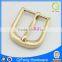 F-181 Plain Nice Quality Metal Pin Buckle Metal Buckles Supplier Shiny Gold