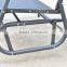 Outsunny 48" Outdoor Patio Swing Glider Bench Chair - Black