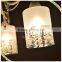 Traditional Beautiful Glass Shade Ceiling Lamp for Home and Hotel, 3 Lights Ceiling Lamp