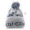 new product for 2014 Wholesale china manufacture OEM CUSTOM LOGO pompons winter warm men and women acrylic beanie hat and cap