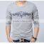 Printed Round-neck Men's Long Sleeve T-shirts