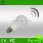 Brightness RF remote control E27 3w 5w rgb LED night light bulb