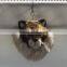fox tail keychain synthetic fake fur